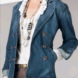 Vintage CAbi Jean Jacket Style 518 M EUC